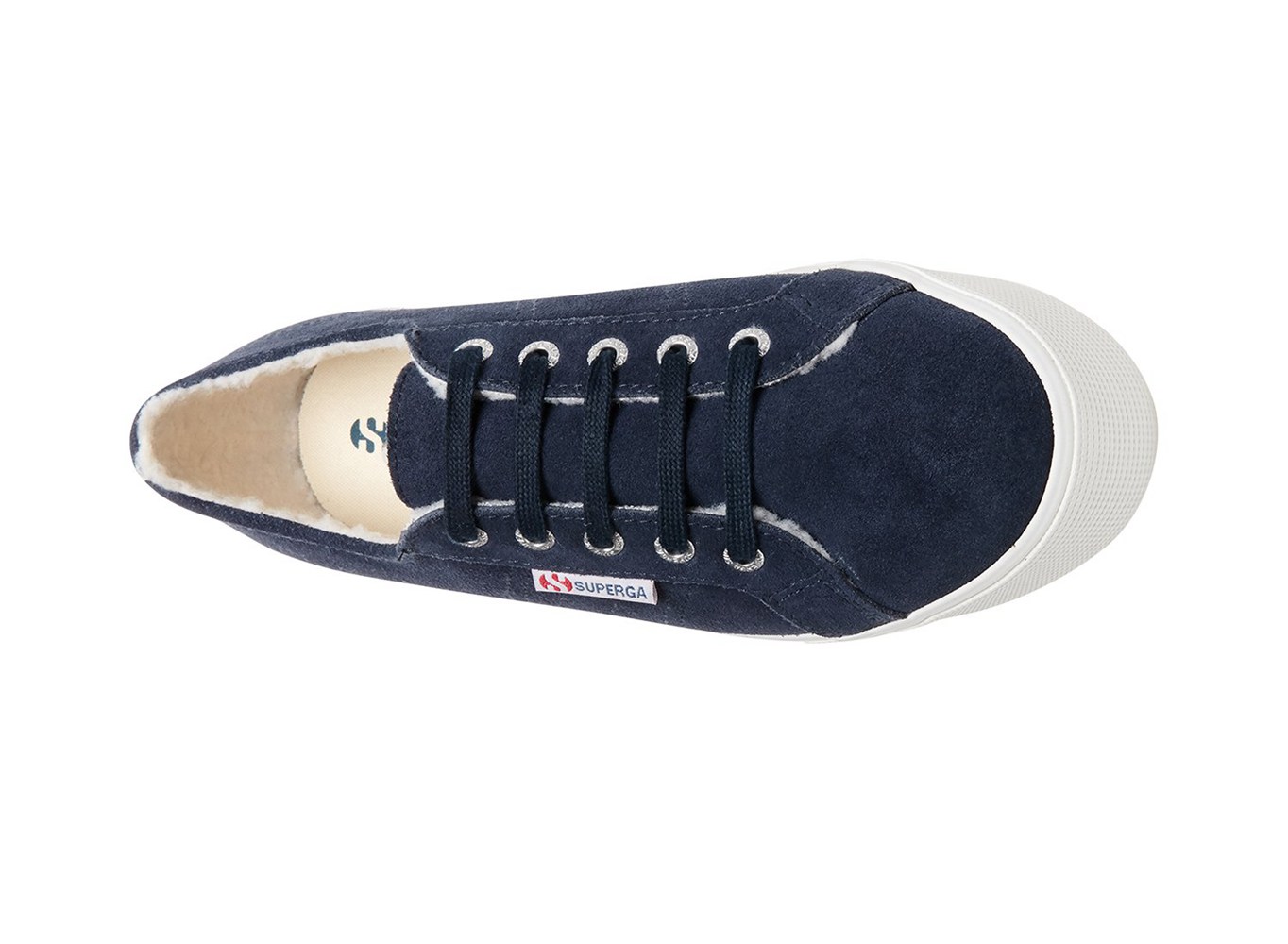 Superga Plataforma Mujer Azul Marino - 2790 Suehairyfurw - 527436DNE